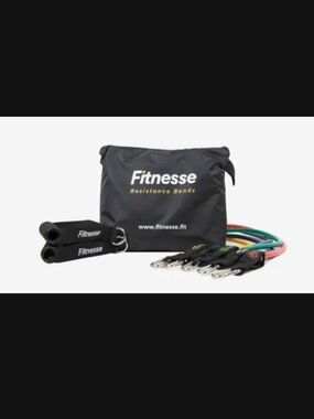Finesse Resistance Tube Set in Red, Yellow, Green, Blue, Black